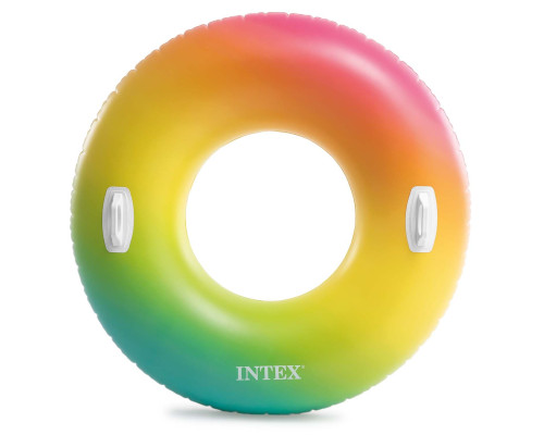 Коло надувне для плавання INTEX 58202 Веселка, 119 см