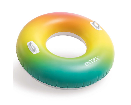 Коло надувне для плавання INTEX 58202 Веселка, 119 см
