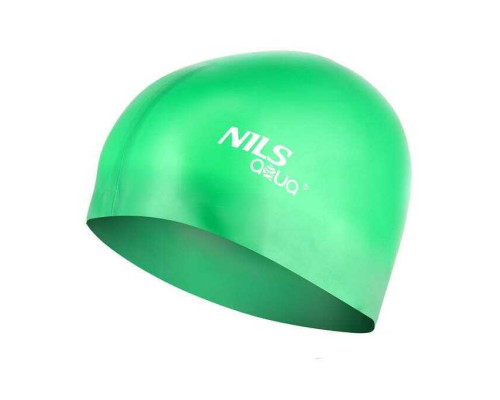 Шапочка для плавання SH86 NILS AQUA – зелений/розмір універсальний 