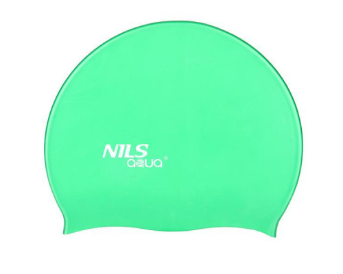 Шапочка для плавання SH86 NILS AQUA – зелений/розмір універсальний 