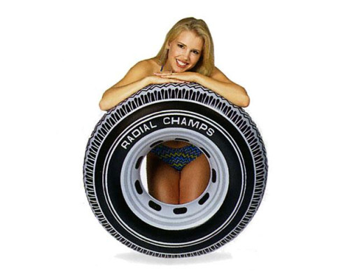 Надувний круг шина Intex 59252 діаметр 91 см