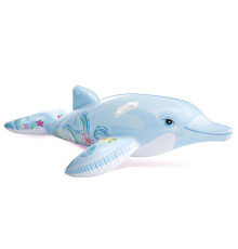 Надувна іграшка дельфін синій 175 x 66 см INTEX 58535