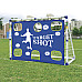 Ворота футбольні Outdoor-Play JC-7180T 183 x 130 х 96 см, біло-сині