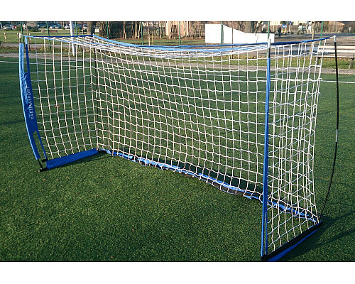 Сітка для воріт Yakimasport UNI ŻAK 300 x 155 см, біло-синя