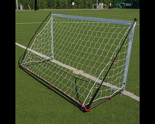 Ворота футбольні Quickplay Kickster Elite 07542 200 х 100 см, чорно-сірі