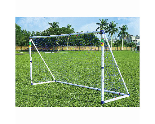 Ворота футбольні Outdoor-Play JC-7366A1 366 х 183 х 122 см, біло-сині