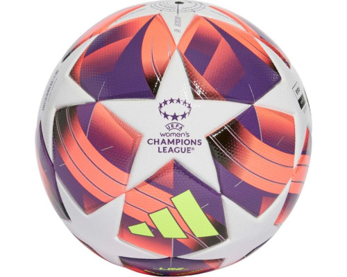 М'яч для футболу Adidas Women's UCL League біло-рожево-фіолетовий IX4050 4