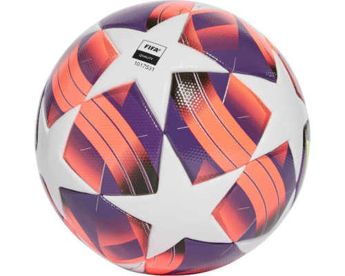 М'яч для футболу Adidas Women's UCL League біло-рожево-фіолетовий IX4050 4