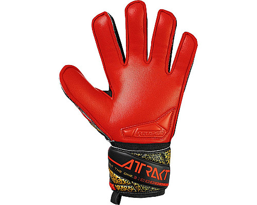 Рукавички воротарські Reusch Attrakt Silver Junior 5572215 7075 р.4,5, чорно-червоні