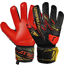 Рукавички воротарські Reusch Attrakt Silver Junior 5572215 7075 р.5,5, чорно-червоні