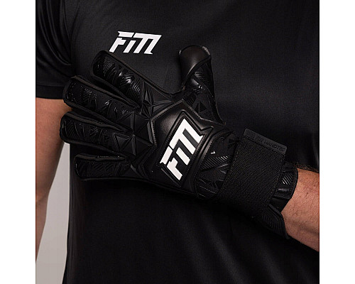Рукавички воротарські Football Masters Invictus X PRO BLACK р.9, чорні