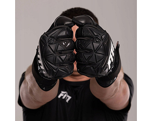 Рукавички воротарські Football Masters Invictus X PRO BLACK р.9, чорні