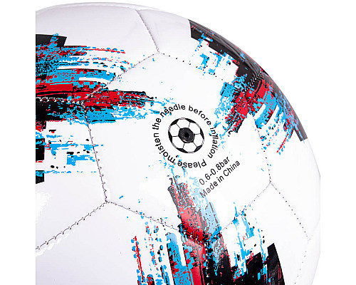 М'яч футбольний inSPORTline Nezmaar розмір 5, різнокольоровий