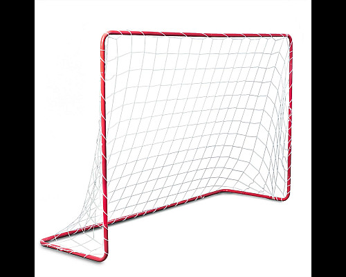 Ворота футбольні Neo-Sport 183 x 122 x 61 см, червоно-білі