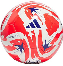 М'яч футбольний Adidas FCWC , розмір 5, біло-червоний
