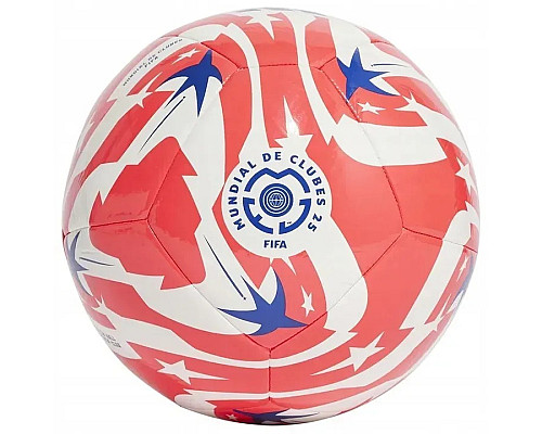 М'яч футбольний Adidas FCWC , розмір 5, біло-червоний