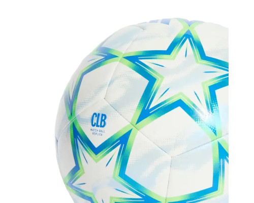 М'яч футбольний adidas UEFA Champions League Club 26/27 KX5863 розмір 5, біло-синій