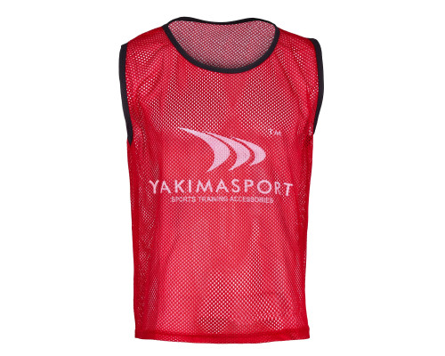Футбольна манішка Yakimasport червона Футбольна манішка Yakimasport червона