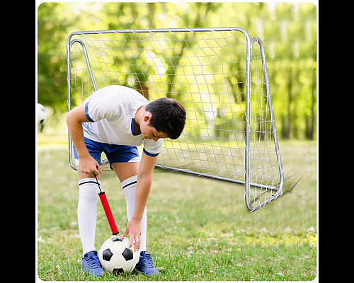 Ворота футбольні Neo-Sport 215 x 153 x 76 см, білі