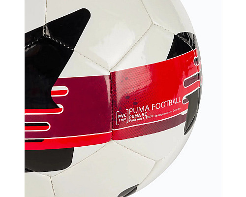 М'яч футбольний Puma Orbita 5 FUSION розмір 5, біло-червоний