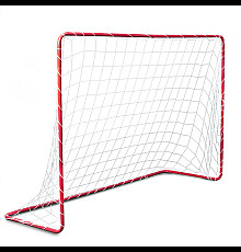 Ворота футбольні Neo-Sport 183 x 122 x 61 см, червоно-білі 2 шт.