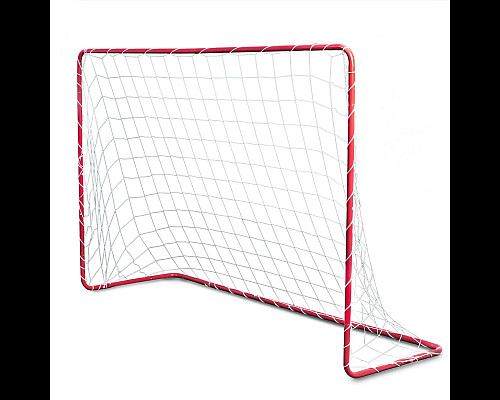 Ворота футбольні Neo-Sport 183 x 122 x 61 см, червоно-білі 2 шт.