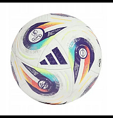 Футбольний м'яч Adidas UEFA Women’s EURO 2025 розмір 5, біло-фіолетовий