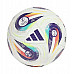 Футбольний м'яч Adidas UEFA Women’s EURO 2025 розмір 5, біло-фіолетовий