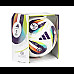 Футбольний м'яч Adidas UEFA Women’s EURO 2025 розмір 5, біло-фіолетовий