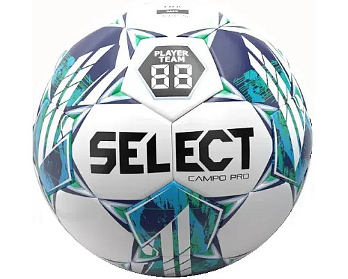 М'яч футбольний Select FB Campo PRO v23 розмір 5, біло-синій