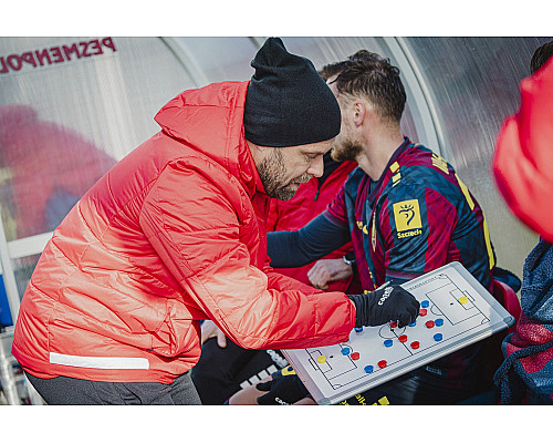 Дошка тактична футбольна Yakimasport 100155 30 х 45 см, біла