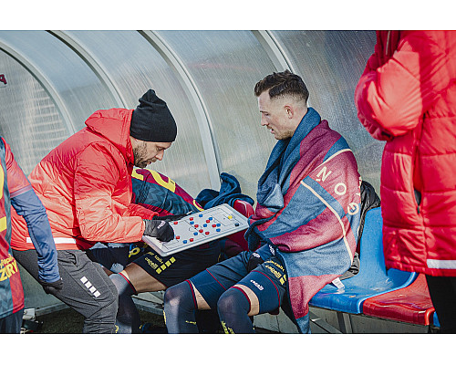 Дошка тактична футбольна Yakimasport 100155 30 х 45 см, біла