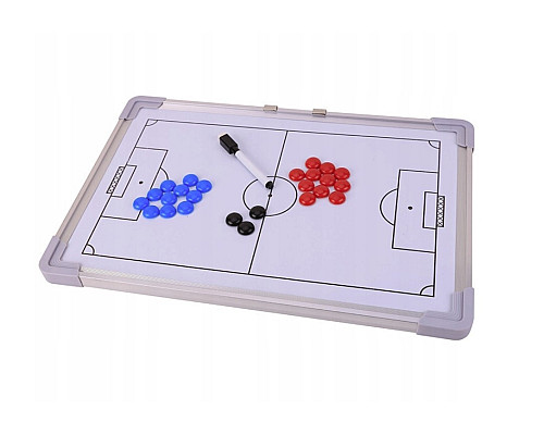 Дошка тактична футбольна Yakimasport 100155 30 х 45 см, біла