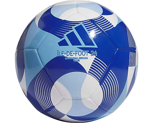 М'яч футбольний Adidas Olympic 24 Club IW6328 розмір 3, синій