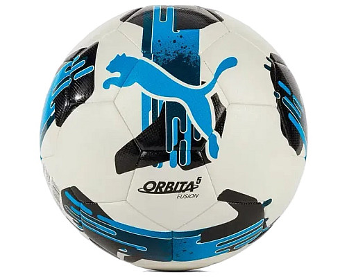 М'яч футбольний Puma Orbita 5 FUSION розмір 4, біло-синій
