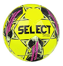 М'яч футзальний Select FUTSAL ATTACK v22 розмір 4, жовто-рожевий