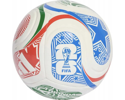 М'яч футбольний Adidas World Cup 26 Trionda Club розмір 4, різнокольоровий