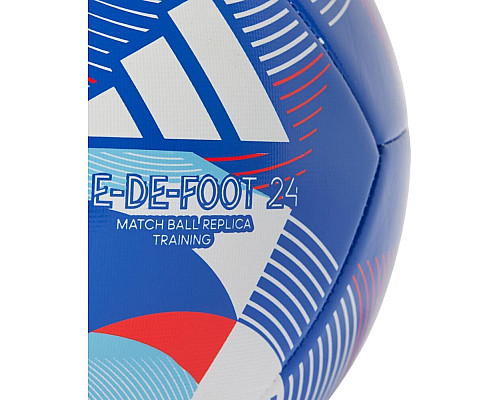 М'яч футбольний Adidas Olympic 24 Training IW6330 розмір 4, синій