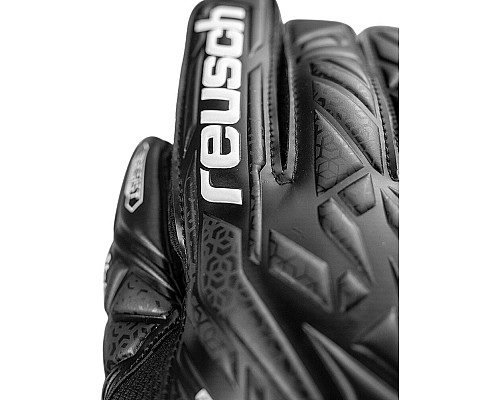 Рукавички воротарські Reusch Attrakt Resist czarne 5570615 7700 р.9,5, чорні