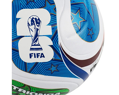 М'яч футбольний Adidas FIFA World Cup 26 Trionda League розмір 5, біло-червоний