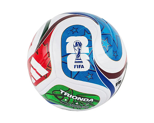 М'яч футбольний Adidas FIFA World Cup 26 Trionda League розмір 5, біло-червоний