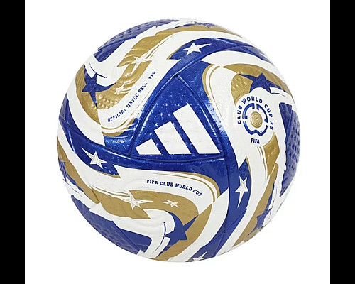 Футбольний м'яч Adidas World Cup USA 2025 Finale OMB розмір 5, синьо-золотий