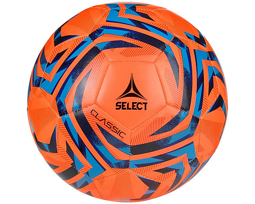 М'яч футбольний Select FB CLASSIC v25 розмір 4, оранжево-синій