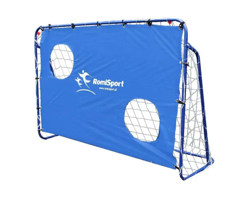 Ворота тренувальні для точності RomiSport, 213 × 152 см, сині