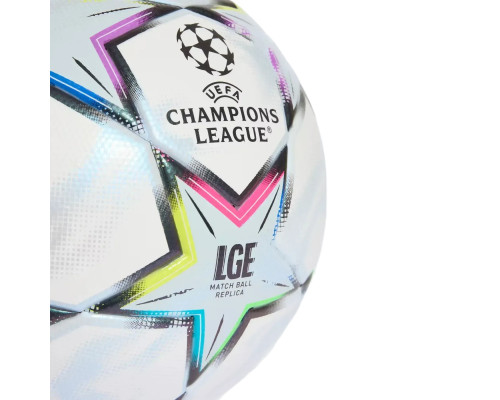 М'яч футбольний Adidas UEFA Champions League 26/27 League розмір 4, різнокольоровий