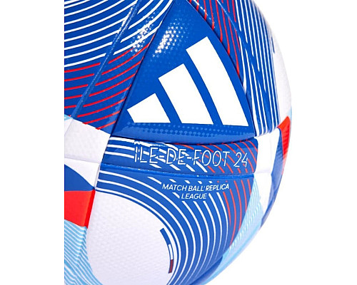 М'яч футбольний Adidas Olympic 24 League IW6327 розмір 4, синій
