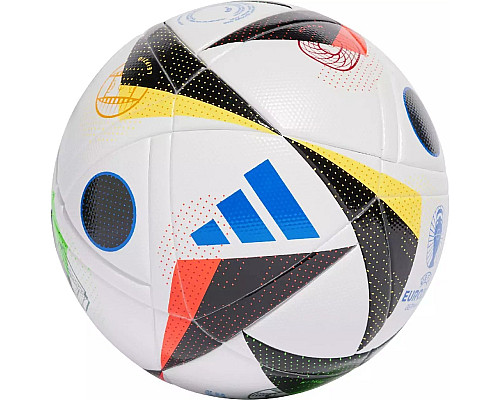 М'яч футбольний Adidas Euro24 Fussballliebe IN9369 розмір 4, чорно-білий