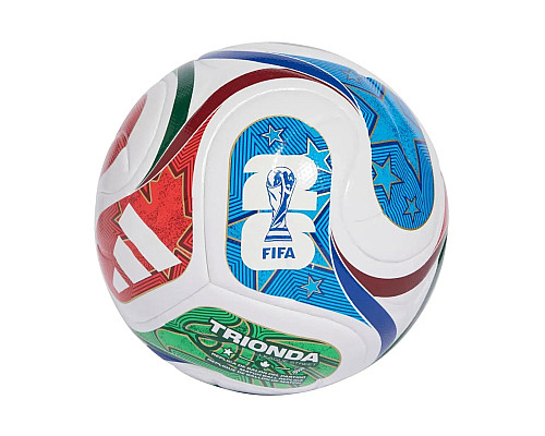 М'яч футбольний Adidas FIFA World Cup  Trionda League Street розмір 5, біло-червоний