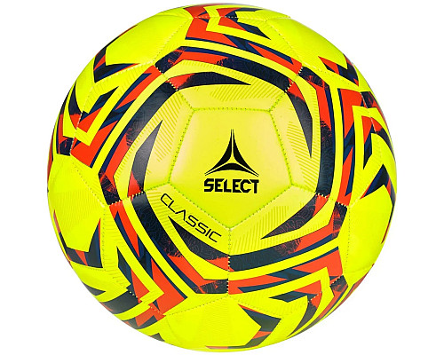 М'яч футбольний Select FB CLASSIC v25 розмір 5, жовто-червоний