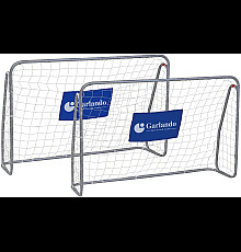 Ворота футбольні Garlando Kick and Rush 215 x 152 x 73 см, сірі